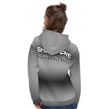Unisex Gray Ombre Shark Pit Hoodie