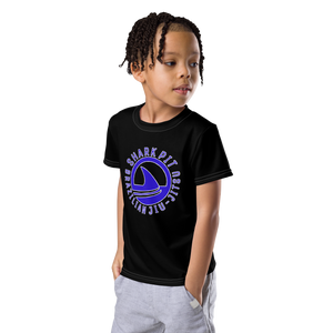 Kids Crew Neck T-shirt - Black SP Logo