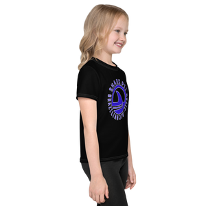 Kids Crew Neck T-shirt - Black SP Logo