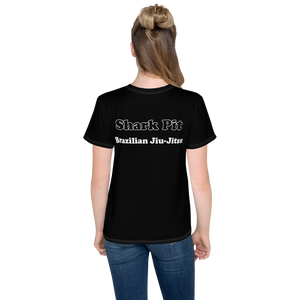 Youth Crew Neck T-shirt - Black SP Logo