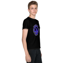 Youth Crew Neck T-shirt - Black SP Logo