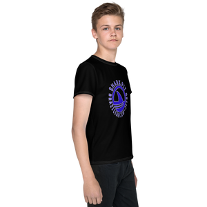 Youth Crew Neck T-shirt - Black SP Logo