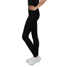Youth Leggings - Black Shark Pit Logo