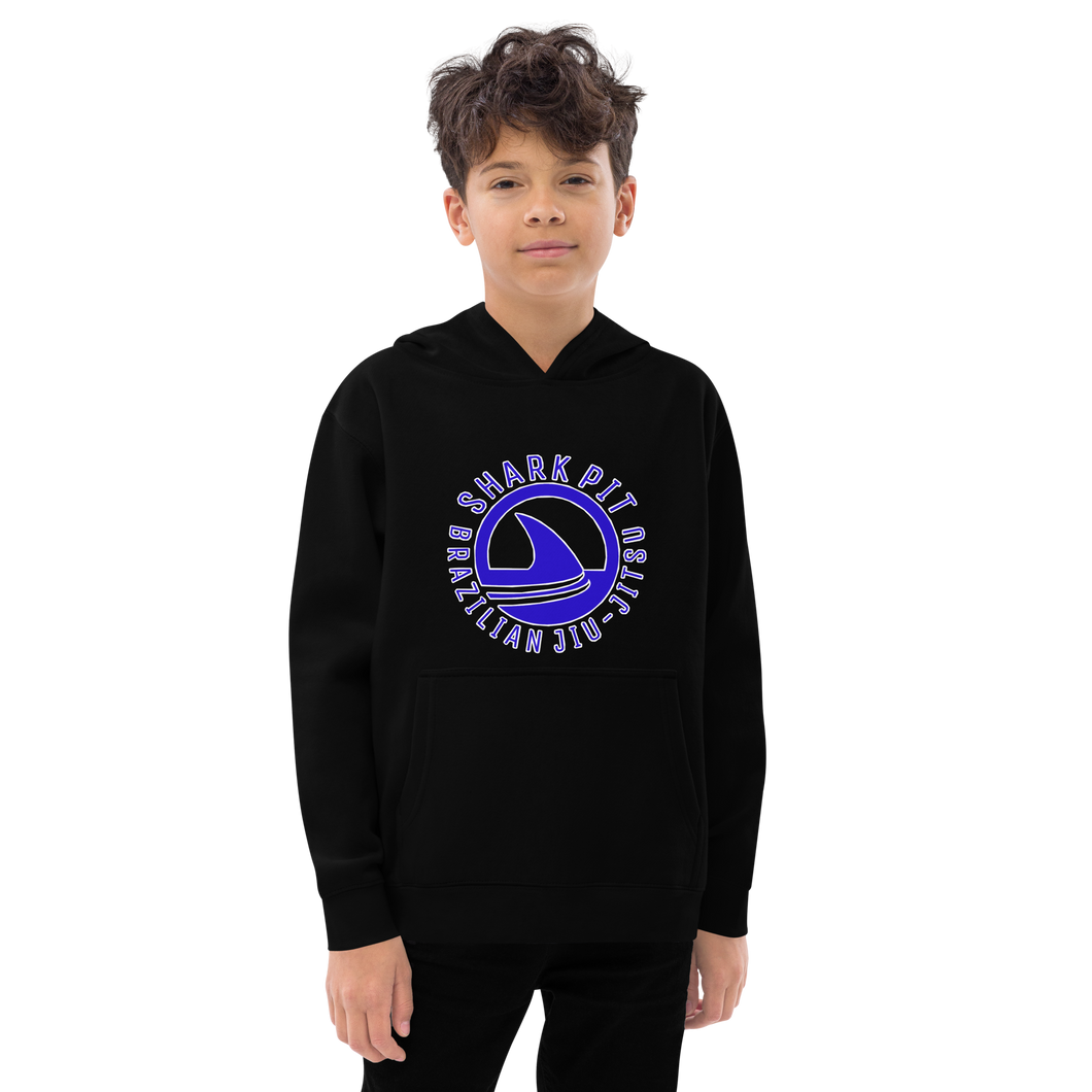 Kids Shark Pit Logo Fleece Hoodie