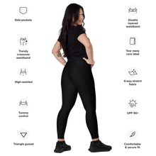 Shark Pit logo crossover leggings with pockets