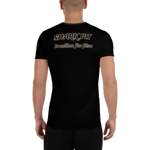 Short Sleeve Dragon Mesh Athletic T-shirt