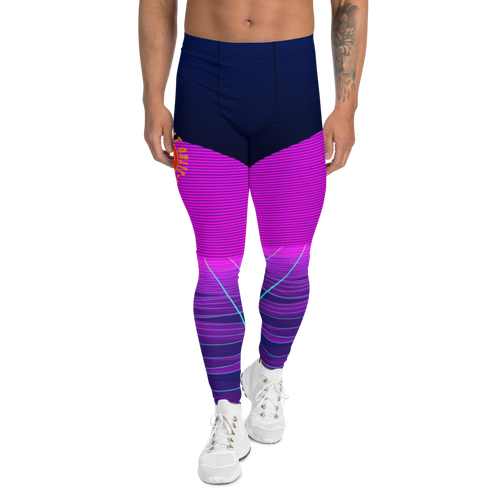 Men's Synthwave Shark Pit Leggings