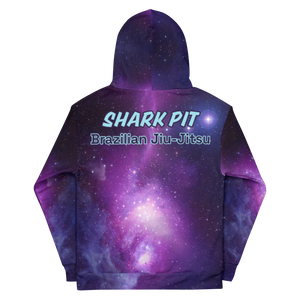 Lady Sharks Galaxy Allover Print Unisex Hoodie