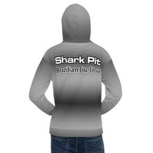 Unisex Gray Ombre Shark Pit Hoodie