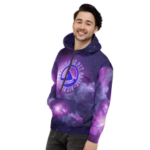 Shark Pit Logo Galaxy Allover Print Hoodie