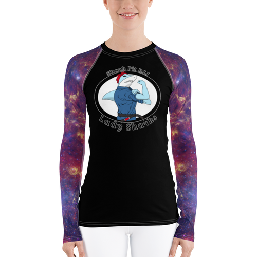 Women's Interstellar Lady Shark Rash Guard