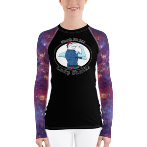 Women's Interstellar Lady Shark Rash Guard