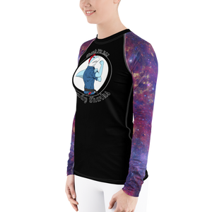 Women's Interstellar Lady Shark Rash Guard