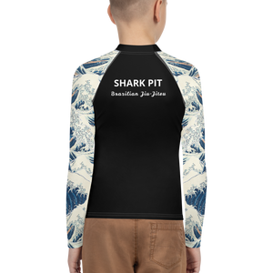 Youth Shark Pit Logo Rash Guard