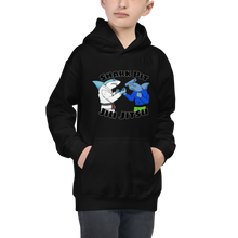 Kids Cartoon Shark Pit Logo Hoodie