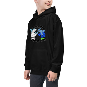 Kids Cartoon Shark Pit Logo Hoodie