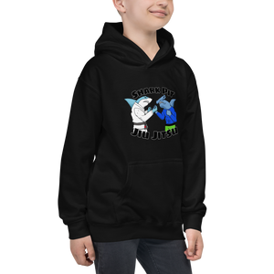 Kids Cartoon Shark Pit Logo Hoodie