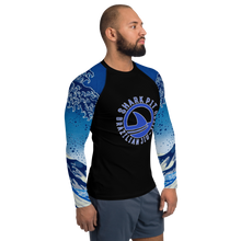 Men's Ranked Shark Pit Logo Rash Guard - Blue Belt