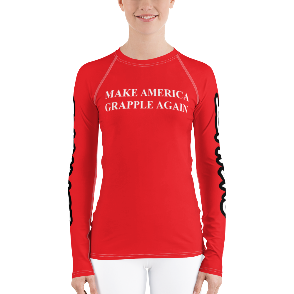 Make America Grapple Again Women's Rash Guard