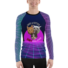 Men's Save a Kitten Rash Guard