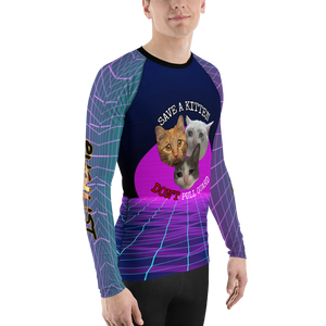 Men's Save a Kitten Rash Guard