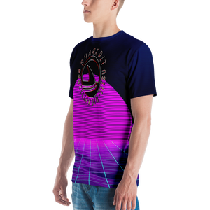 Men's Synthwave Shark Pit Jiu Jitsu T-shirt