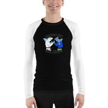 Shark Pit Jiu Jitsu Ranked Men's Rash Guard - White Belt