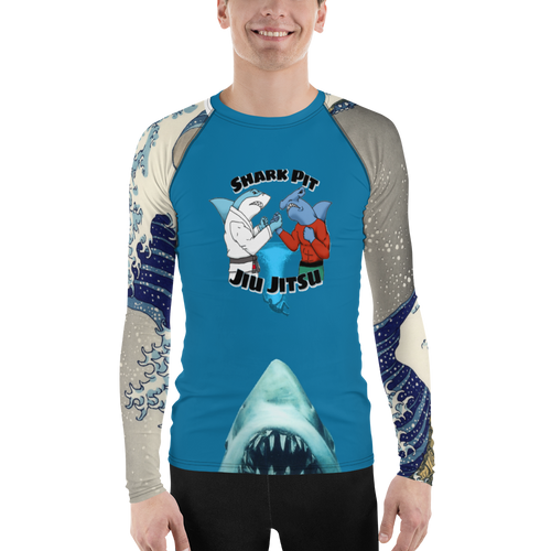 Shark Pit Jiu Jitsu Men's Rash Guard