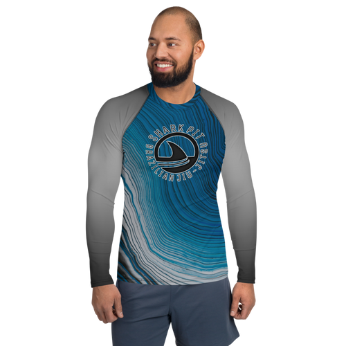 Men's Swirl Shark Pit Rash Guard