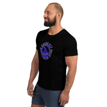 Shark Pit Logo Men's Athletic T-shirt - Solid Black