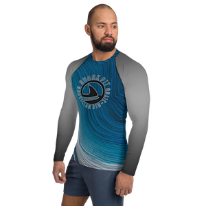 Men's Swirl Shark Pit Rash Guard