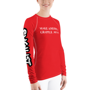 Make America Grapple Again Women's Rash Guard