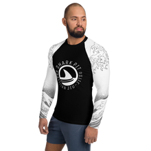 Men's Ranked Shark Pit Logo Rash Guard - White Belt