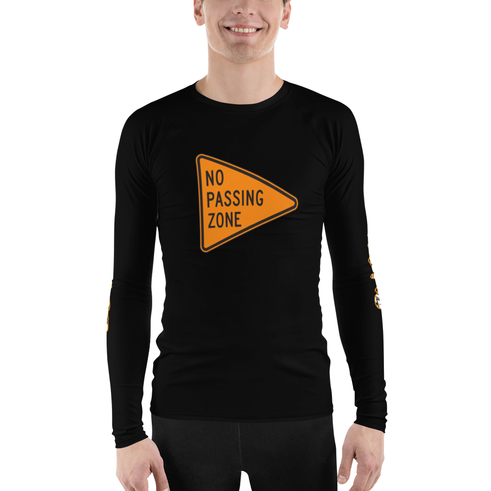 NO PASSING ZONE Men's Rash Guard