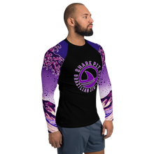 Men's Ranked Shark Pit Logo Rash Guard - Purple Belt