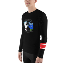 Shark Pit Jiu Jitsu Ranked Men's Rash Guard - Black Belt