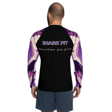 Men's Ranked Shark Pit Logo Rash Guard - Purple Belt