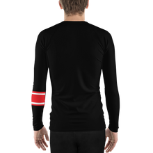 Shark Pit Jiu Jitsu Ranked Men's Rash Guard - Black Belt