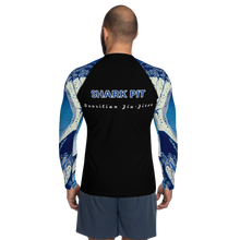 Men's Ranked Shark Pit Logo Rash Guard - Blue Belt