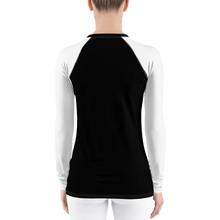 Shark Pit Jiu Jitsu Ranked Women's Rash Guard - White Belt