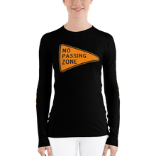 NO PASSING ZONE Women's Rash Guard