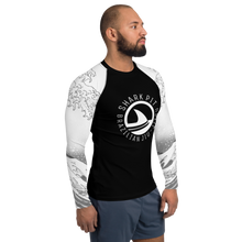 Men's Ranked Shark Pit Logo Rash Guard - White Belt