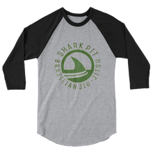 3/4 Sleeve Shark Pit Vintage Green Raglan Shirt