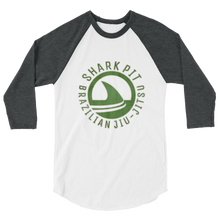 3/4 Sleeve Shark Pit Vintage Green Raglan Shirt