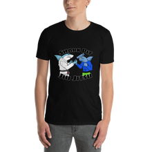 Short-Sleeve Cartoon Shark Pit Logo Unisex T-Shirt
