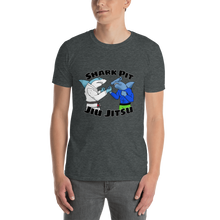 Short-Sleeve Cartoon Shark Pit Logo Unisex T-Shirt