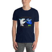 Short-Sleeve Cartoon Shark Pit Logo Unisex T-Shirt