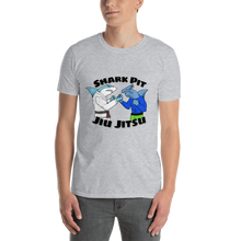 Short-Sleeve Cartoon Shark Pit Logo Unisex T-Shirt