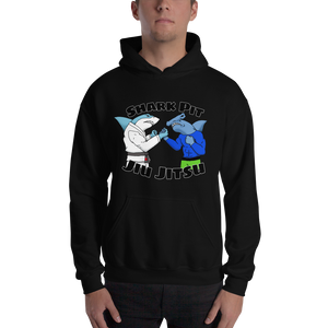 Unisex Cartoon Shark Pit Logo Hoodie