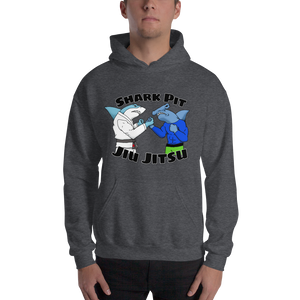 Unisex Cartoon Shark Pit Logo Hoodie